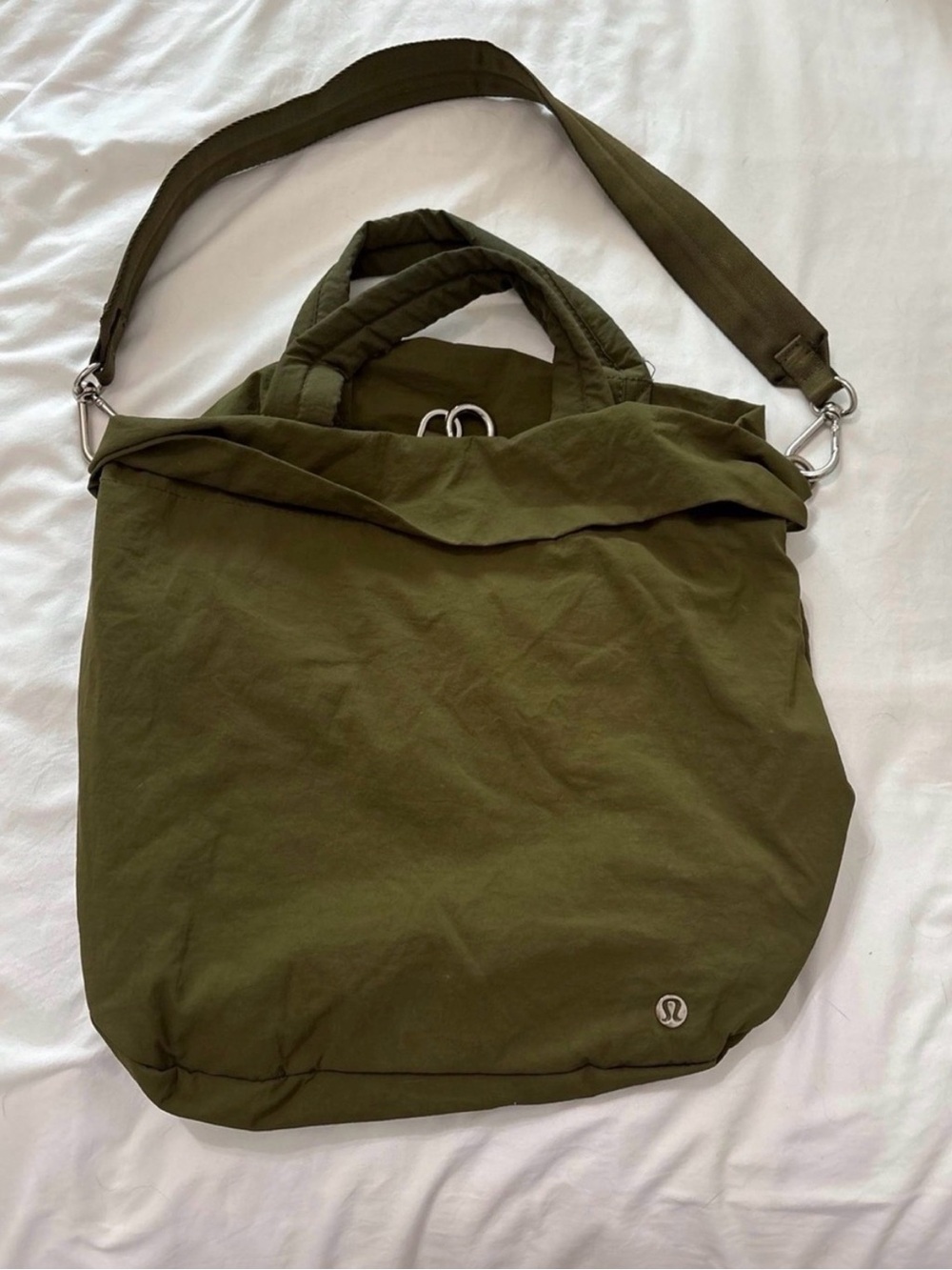 lululemon athletica Olive Green Convertible Tote